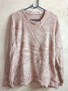 Oversized Fleece Fashion Upper Night Suit