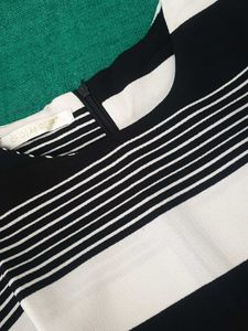 Chic Striped Jumpsuit like top h free size no 78
