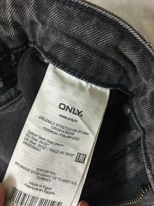 ONLY Grey Washed Denim Jeans