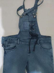 Light Wash Denim Overalls