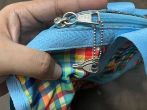 Colorful Plaid Duffle Bag