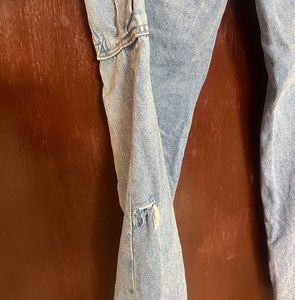 Y2K H&amp;M Light Wash Denim Cargo Pants