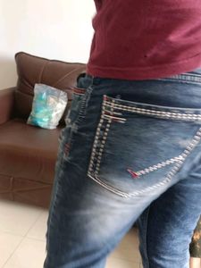 Stylish Blue Wash Slim Fit Jeans