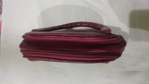 Stylish Maroon small Handbag