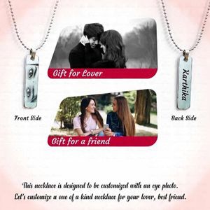 Personalized Bar Pendant Necklace