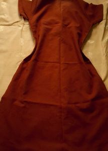 Bohemian Brown Embroidered Kurta