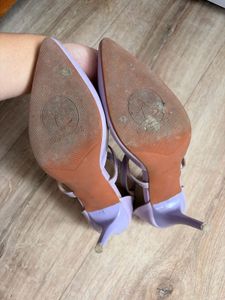 Lavender Patent Pointed Toe Heels