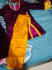 Velvet Salwar Kameez Set