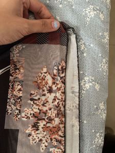 Patchwork Floral Print Slip Dress