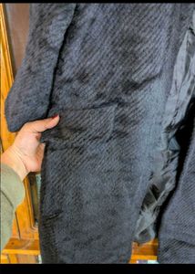 Chic Black Overcoat
