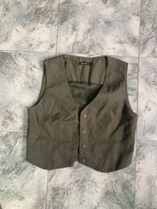 Stylish Olive Green Vest