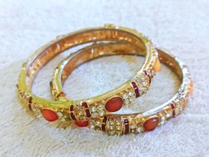 Designer Stone Bangles/Churi