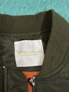 Olive Green Bomber Jacket