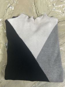 Stylish Color Block Sweater