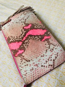 Snakeskin Clutch
