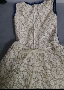 Off White Long Frock