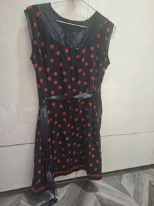 Polka Dot Sleeveless Dress
