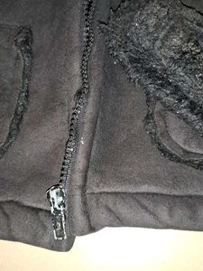 Black Faux Fur Lined Jacket