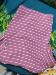 Striped Button-Up Top &amp; Jeans Set