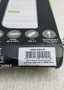 MINIX NEO Storage Pro, USB-C Multiport 480GB SSD S
