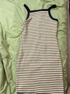 Striped Bodycon Mini Dress