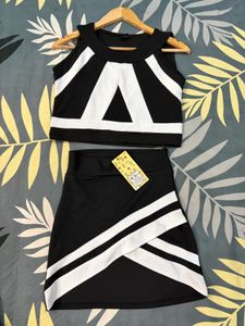 Chic Black & White Co-ord Set
