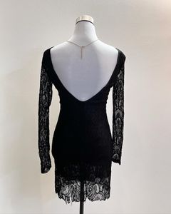 Net sleeves Dress