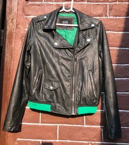 Black Faux Leather Jacket