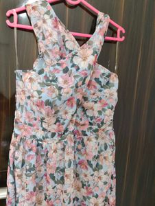 Faballey Floral Sleeveless Maxi Dress
