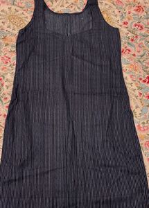 Striped Sleeveless kurta