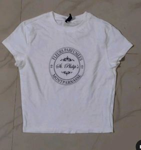 H&M combo White Graphic T-Shirt