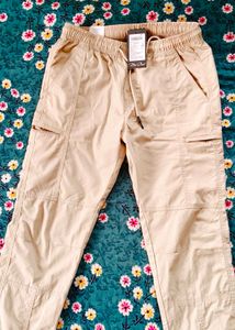 barand new Khaki Cargo Pant from Mbazar