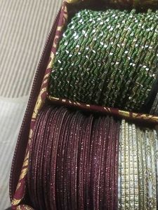 12 Colour Of Metal Bangles