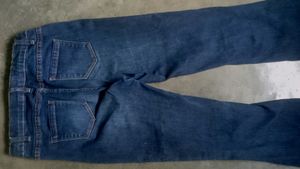 Distressed Flare Leg Jeans