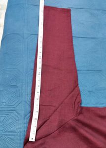 Maroon Kurta with Embellished Border