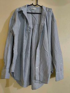 Classic Striped Button-Up Shirt