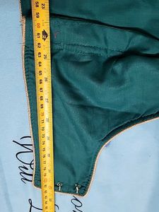 Emerald Green Embroidered Blouse Never Used