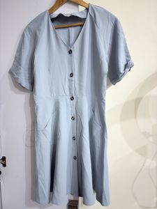 Casual Button-Down Dress
