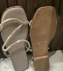 Stylish Embellished Flat Sandals