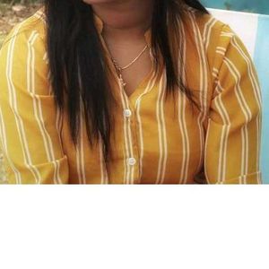 Striped Yellow top M SIZE