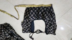 Designer Black Printed Lehenga Choli Set