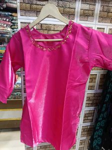 butter silk soft short kurti for woman's