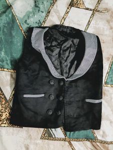 Kids Stylish Black Waistcoat