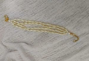 Elegant Beaded Necklace, Bracelet &amp; Earrings Set