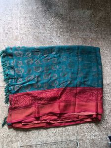 Beautiful Teal & Pink Saree