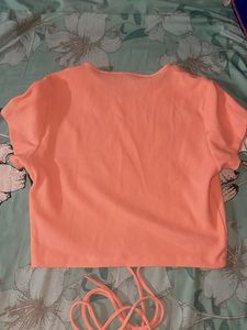 Trendy Ribbed Crop Top