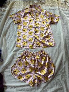 Thailand imported Cute Pooh Bear Pajama Set