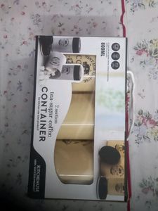 Tea, Coffee, Sugar Containers set (3pcs)