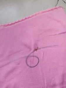 Soft Pink Fleece shawl