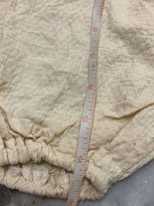 Cream Textured Palazzo Pants